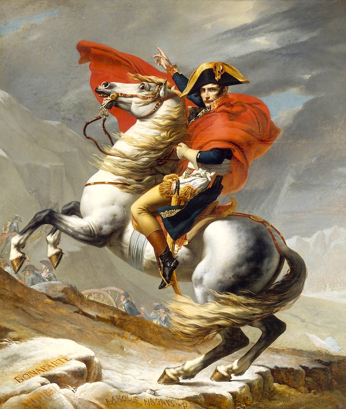 napoleon crossing alps