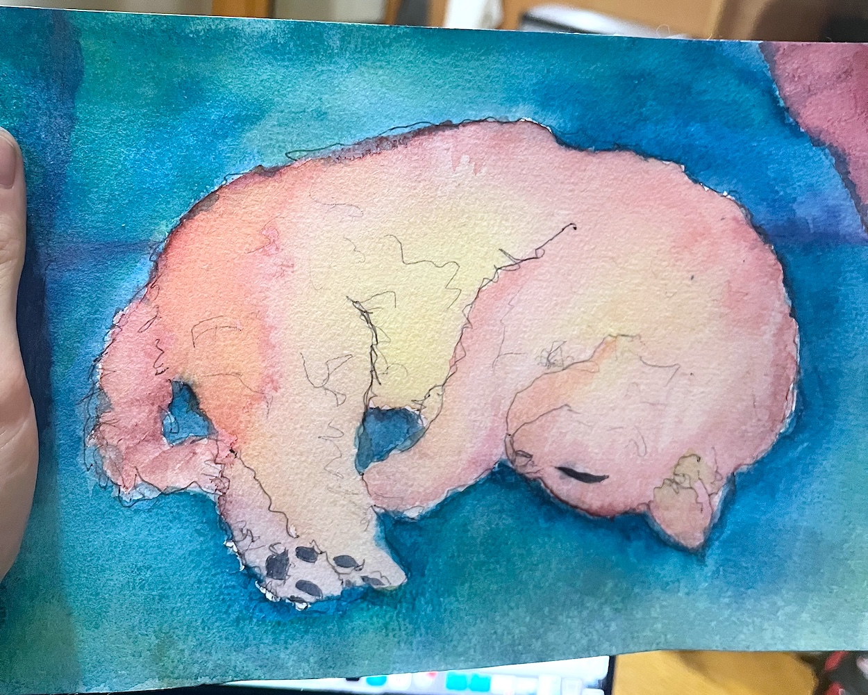 pink